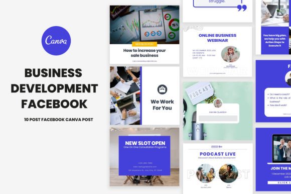 Download Business Development Facebook Post Canva - Business Collection