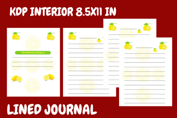 Download Lemon Notebook Lined Journal - Lined journal Collection