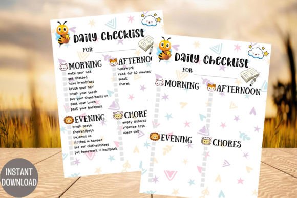 Download Baby Daily Checklist Template Printable - Printable Collection