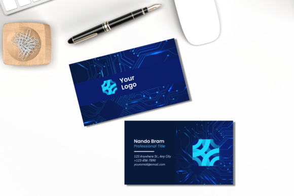 Download Navy Business Card Template - Business Collection