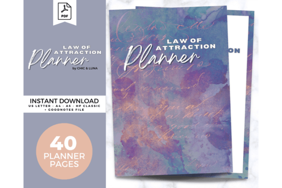 Download Law of Attraction Planner - Printable - Printable Collection