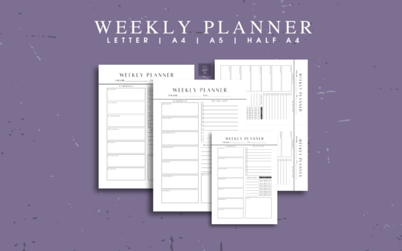 Download Weekly Planner Printable Template - Printable Collection