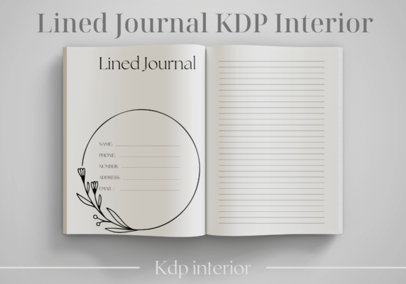 Download Lined Journal KDP Interior - Lined journal Collection