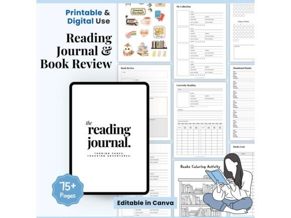 Download Reading Log Printable, Reading Tracker - Printable Collection