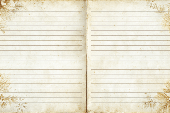 Download Vintage Lined Journal Book Pages - Lined journal Collection